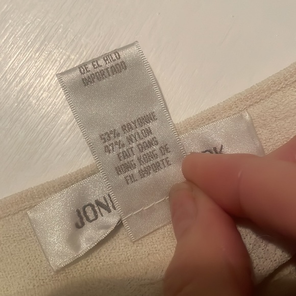 Vintage Jones New York Double V-Neck Sequined Sweater Shell S - Picture 3 of 5